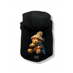 Köpek Kıyafeti Köpek Sweatshirt Hoodie Köpek Ürünleri Kedi Kıyafeti - Yıldızlı Ayı