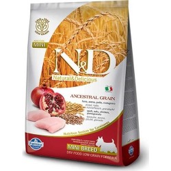 N&D Düşük Tahıllı Tavuklu Küçük Irk Yavru Köpek Maması 7 Kg